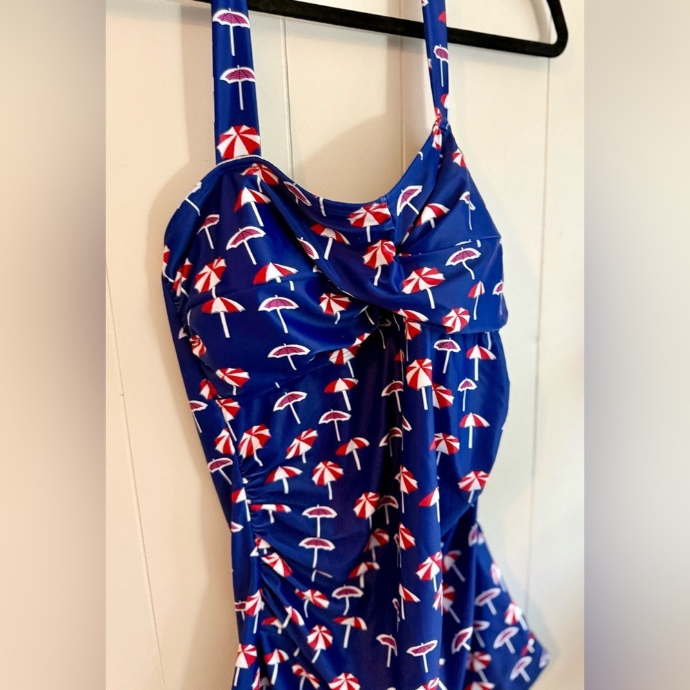 EastElegant NWT Maternity One Piece Halter Boyleg Bathing Suit Boyshort L - Picture 5 of 11